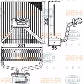 Испаритель (BEHR HELLA SERVICE: 8FV 351 330-151)