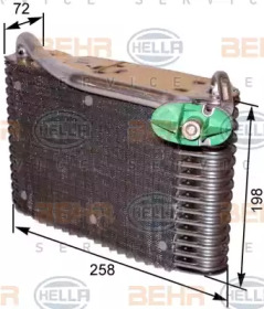 Испаритель (BEHR HELLA SERVICE: 8FV 351 330-561)