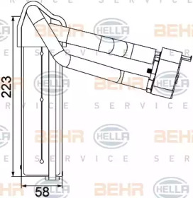 Испаритель (BEHR HELLA SERVICE: 8FV 351 330-751)