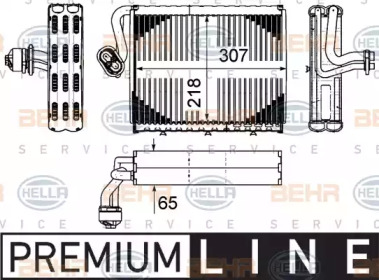 Испаритель (BEHR HELLA SERVICE: 8FV 351 331-181)