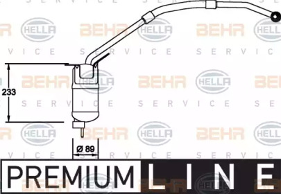 Осушитель (BEHR HELLA SERVICE: 8FT 351 335-001)