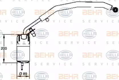 Осушитель (BEHR HELLA SERVICE: 8FT 351 335-071)