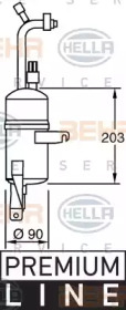 Осушитель (BEHR HELLA SERVICE: 8FT 351 335-131)