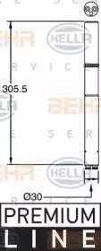 Осушитель (BEHR HELLA SERVICE: 8FT 351 335-141)