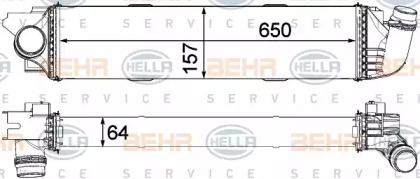 Теплообменник (BEHR HELLA SERVICE: 8ML 376 701-571)