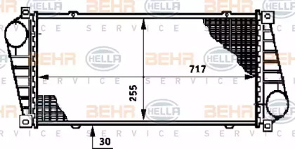 Теплообменник (BEHR HELLA SERVICE: 8ML 376 720-391)