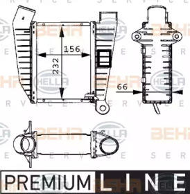 Теплообменник (BEHR HELLA SERVICE: 8ML 376 723-001)