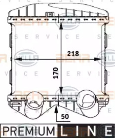 Теплообменник (BEHR HELLA SERVICE: 8ML 376 723-021)