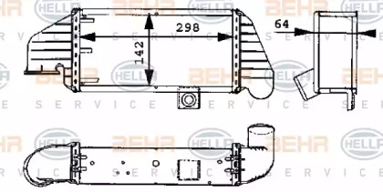 Теплообменник (BEHR HELLA SERVICE: 8ML 376 723-071)