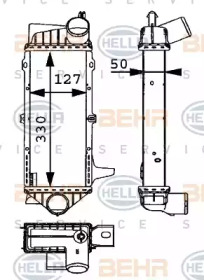 Теплообменник (BEHR HELLA SERVICE: 8ML 376 723-111)