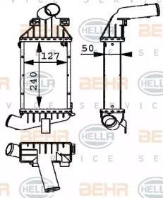 Теплообменник (BEHR HELLA SERVICE: 8ML 376 723-121)