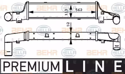 Теплообменник (BEHR HELLA SERVICE: 8ML 376 723-131)