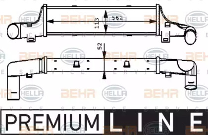 Теплообменник (BEHR HELLA SERVICE: 8ML 376 723-151)