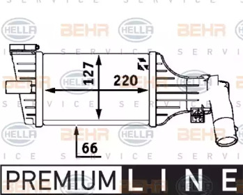 Теплообменник (BEHR HELLA SERVICE: 8ML 376 723-181)