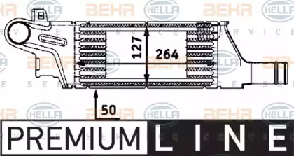 Теплообменник (BEHR HELLA SERVICE: 8ML 376 723-201)