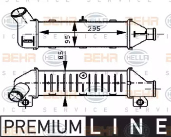 Теплообменник (BEHR HELLA SERVICE: 8ML 376 723-251)