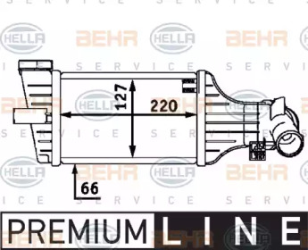 Теплообменник (BEHR HELLA SERVICE: 8ML 376 723-411)