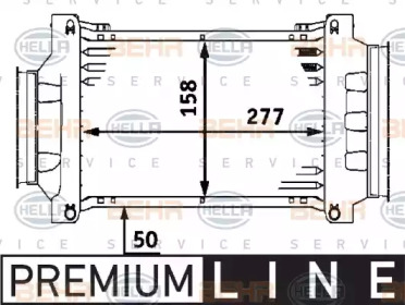 Теплообменник (BEHR HELLA SERVICE: 8ML 376 723-431)