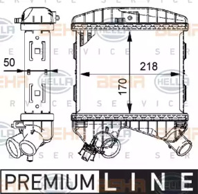 Теплообменник (BEHR HELLA SERVICE: 8ML 376 723-461)