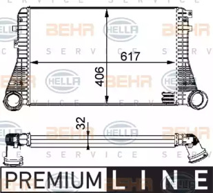 Теплообменник (BEHR HELLA SERVICE: 8ML 376 723-541)