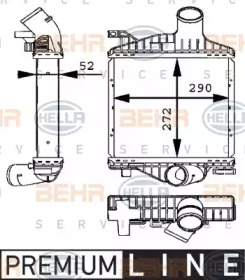 Теплообменник (BEHR HELLA SERVICE: 8ML 376 723-701)