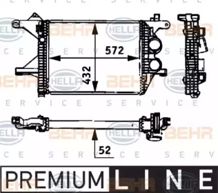 Теплообменник (BEHR HELLA SERVICE: 8ML 376 723-781)