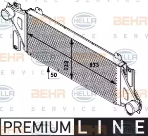 Теплообменник (BEHR HELLA SERVICE: 8ML 376 724-291)