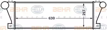 Теплообменник (BEHR HELLA SERVICE: 8ML 376 727-531)