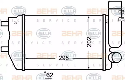 Теплообменник (BEHR HELLA SERVICE: 8ML 376 727-571)