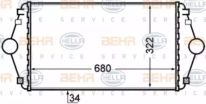 Теплообменник (BEHR HELLA SERVICE: 8ML 376 727-641)