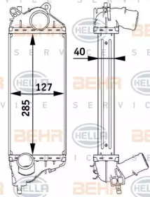 Теплообменник (BEHR HELLA SERVICE: 8ML 376 729-551)