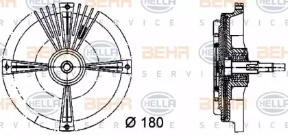 Сцепление (BEHR HELLA SERVICE: 8MV 376 731-111)