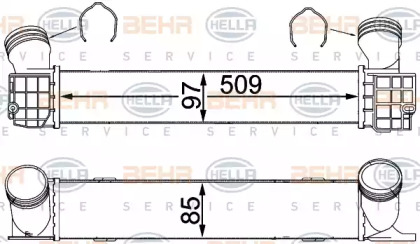 Теплообменник (BEHR HELLA SERVICE: 8ML 376 731-794)