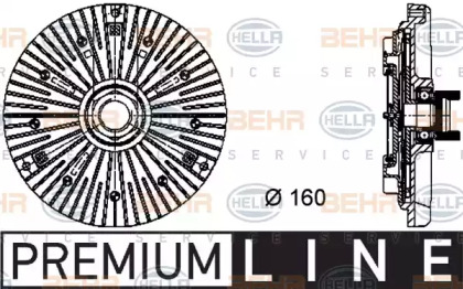 Сцепление (BEHR HELLA SERVICE: 8MV 376 732-111)