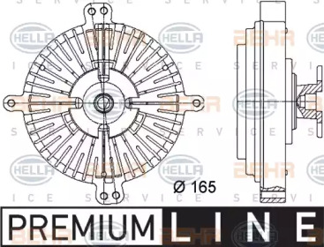 Сцепление (BEHR HELLA SERVICE: 8MV 376 732-171)