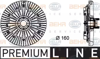 Сцепление (BEHR HELLA SERVICE: 8MV 376 733-001)