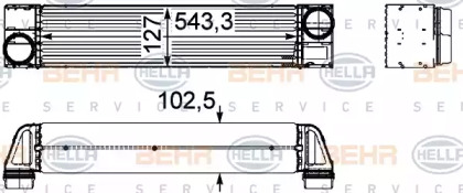 Теплообменник (BEHR HELLA SERVICE: 8ML 376 746-051)