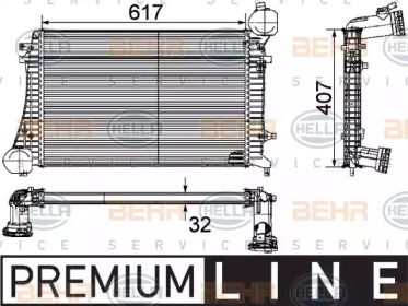 Теплообменник (BEHR HELLA SERVICE: 8ML 376 746-071)