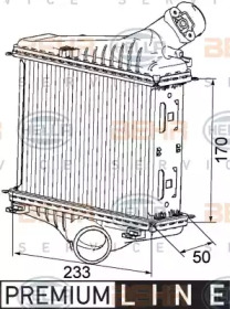 Теплообменник (BEHR HELLA SERVICE: 8ML 376 746-081)