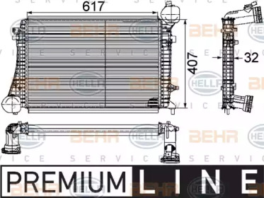 Теплообменник (BEHR HELLA SERVICE: 8ML 376 746-151)