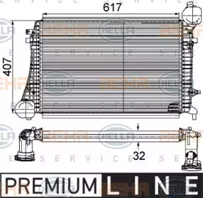 Теплообменник (BEHR HELLA SERVICE: 8ML 376 746-161)