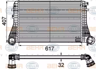 Теплообменник (BEHR HELLA SERVICE: 8ML 376 746-201)