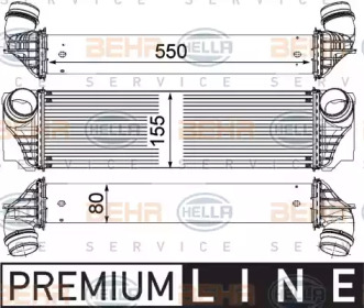 Теплообменник (BEHR HELLA SERVICE: 8ML 376 746-401)