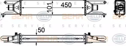 Теплообменник (BEHR HELLA SERVICE: 8ML 376 746-681)