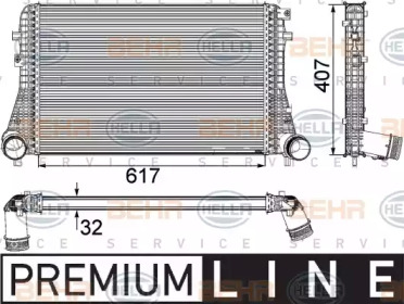 Теплообменник (BEHR HELLA SERVICE: 8ML 376 746-741)