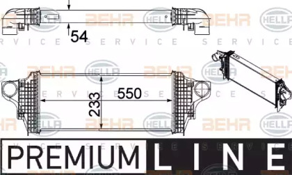 Теплообменник (BEHR HELLA SERVICE: 8ML 376 754-611)