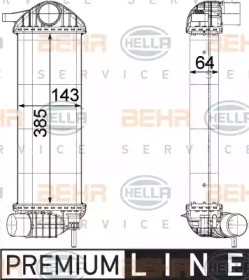 Теплообменник (BEHR HELLA SERVICE: 8ML 376 755-541)