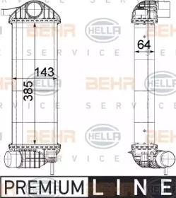 Теплообменник (BEHR HELLA SERVICE: 8ML 376 755-551)