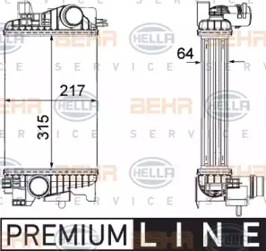 Теплообменник (BEHR HELLA SERVICE: 8ML 376 756-431)