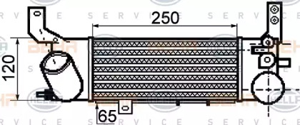 Теплообменник (BEHR HELLA SERVICE: 8ML 376 756-551)